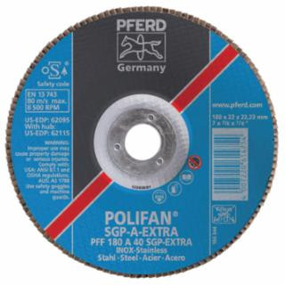 Pferd 62621 4-1/2 X 5/8-11 Polifan Sgp Co-Cool Flat 40G (10 EA)