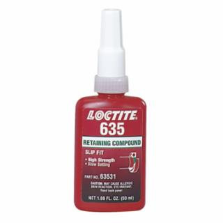 Loctite 135516 50Ml Retaining Compound635 Hi Strength/Slo Cure (1 BTL)