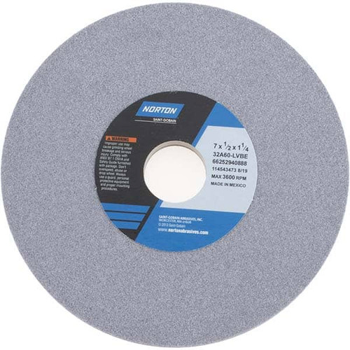 Norton 66252940888 7X1/2X1-1/4 In. 32A Tlrmwheel Type01 60Grit Alu