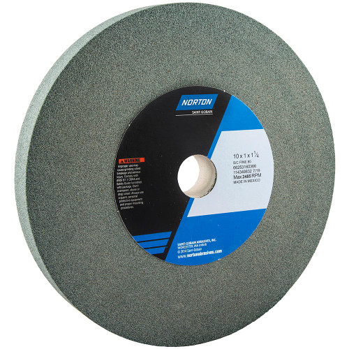 Norton 66253160366 10"X1"X1-1/4" Crystolonfine 80 Gemini Benc