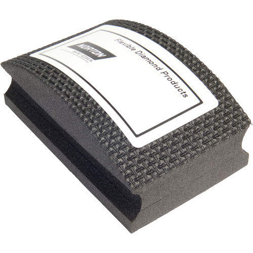 Norton 66260306361 3-1/2 X 2-1/8 Diamond Hand Pads 120 Black