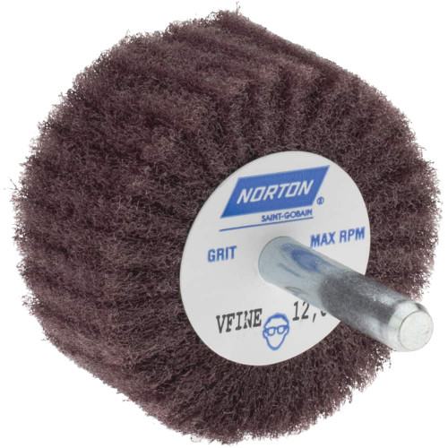 Norton 66261051717 2X1Xshank A/O Very Fineflap Wheel W/1/4Dia.Spin