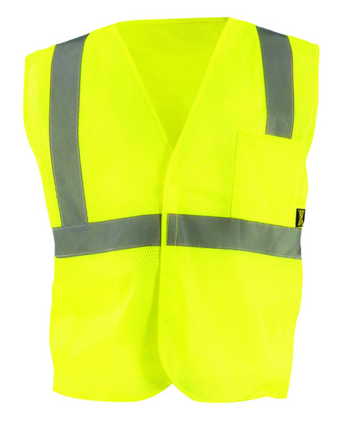 Occunomix ECO-IM-Y5X Cl 2 Vest Mesh Beadedtape 2 Poc Yel-5X