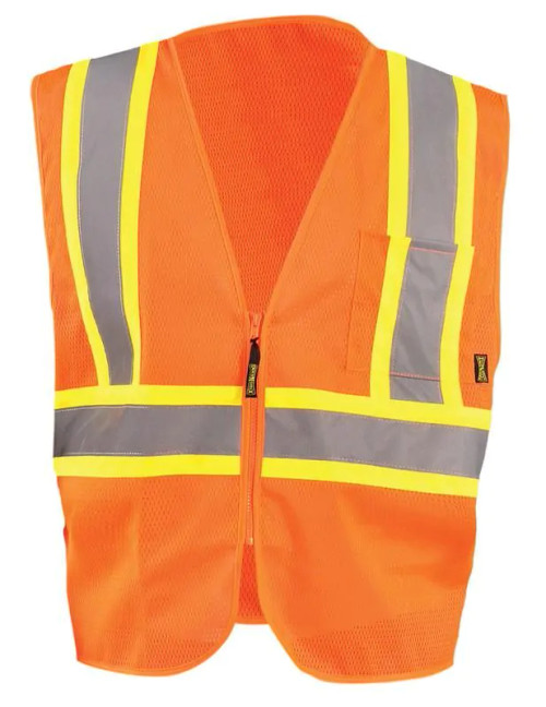Occunomix ECO-IM2TZ-O2X Cl 2 Vest-Mesh-2Tone-Zip-2 Poc-2X-O
