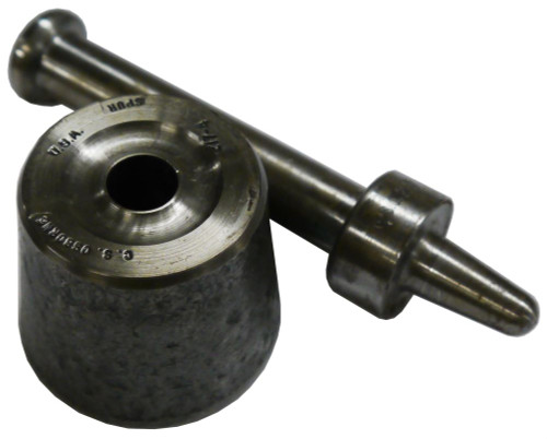 C.S. Osborne 216-5 No.5 Grommet Inserting Die Plain Rim