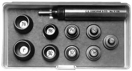 C.S. Osborne K-156T-1/4 1/4' Tube F/K-156 Punch