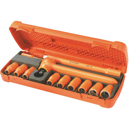Facom FC-S.400AVSE 12Pc 1/2Drive Tool Set Se1000V