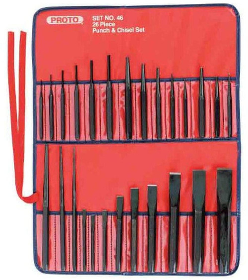 Proto J46S2 26 Piece Punch And Chisel Set (1 ST)