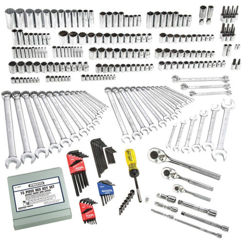 Proto J47303 1/4" 3/8" & 1/2" Drive 302pc Socket Set 6 & 12 Pt (1 ST)
