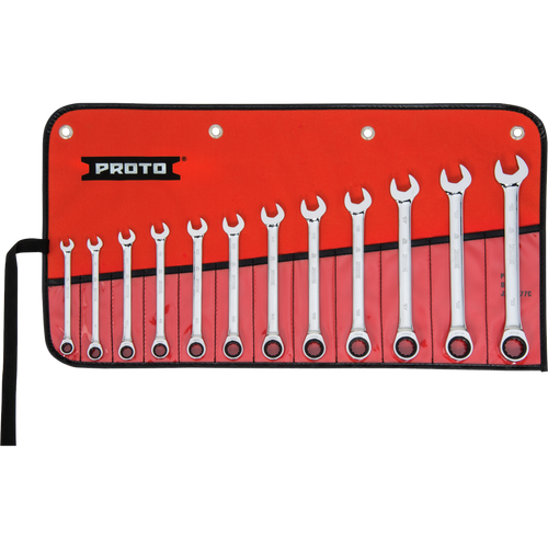 Proto JSCRMT-12S 12 Pc Combo Non-Reverseratcheting Wrench 12 Pt (1 ST)