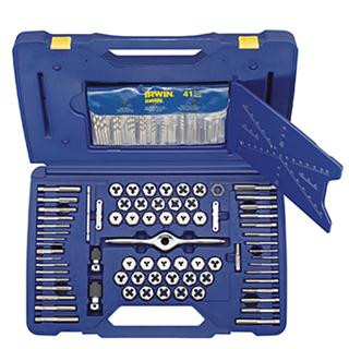 Irwin 1813817 116-Pc Mach/Fract/Met Plug Tap/1" Hex Die Set (1 ST)