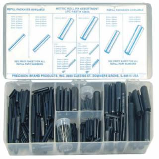 Precision Brand 12960 Metric Roll Pin Assortment - 287 Pieces (1 AS)