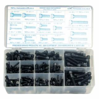 Precision Brand 12970 190-Pc Socket Head Cap Screw Assort. (1 AST)