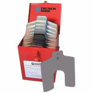 Precision Brand 42925 Size E 6" 300Ss Slottedshim Assortment