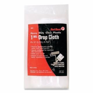 Red Devil 3961 9'X12' 1.0Mil. Plastic Drop Cloth