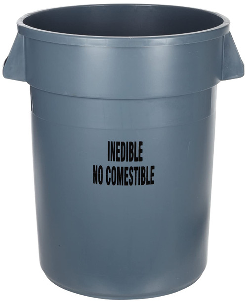 Rubbermaid Commercial FG263256GRAY Brute Imp Ined