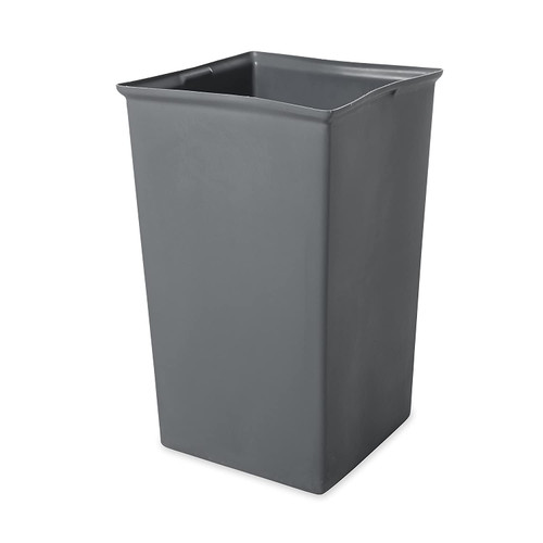 Rubbermaid Commercial FG356700GRAY Rigid Liner Sq 35.5G/135L Gray