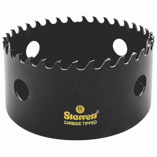 L.S. Starrett CT358 Triple Chip Tungsten Carbide 3-5/8" - 92 mm