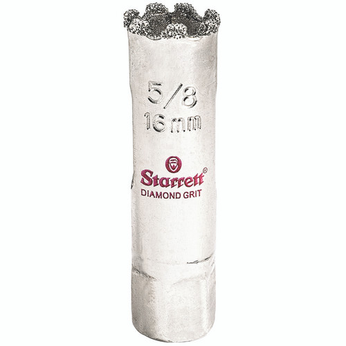 L.S. Starrett KD0058-N Diamond Grit Hole Saw 5/8" - 16 mm  Diameter