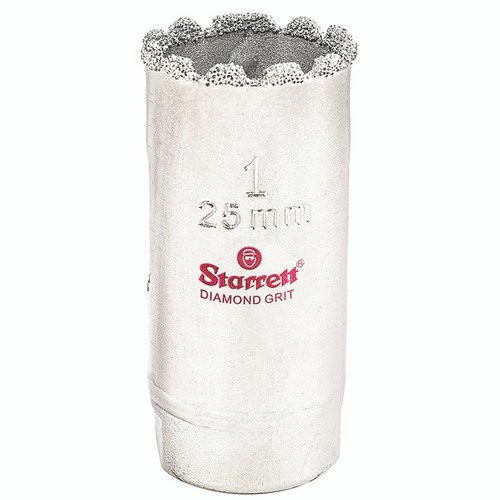 L.S. Starrett KD0100-N Diamond Grit Hole Saw 1" - 25 mm  Diameter