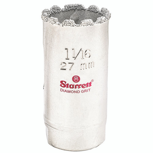 L.S. Starrett KD0116-N Diamond Grit Hole Saw 1-1/16" - 27 mm  Diameter