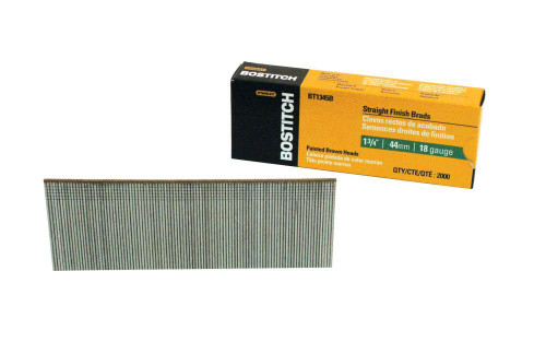 Bostitch BT1345B Brad 18Ga 1-3/4 44 mm  Brown 200 Per Box (1 BX)