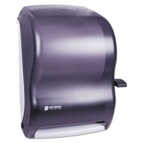 San Jamar Dispenser SJMT1100TBK C-Lever Roll Towel Dispw/O Trnsfr Mech Trns Blk