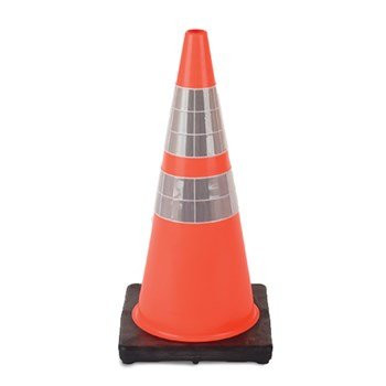 Cortina 03-500-10OR Safety Cone 28" 6"/4" Recessed Collars All Or An