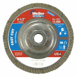 Weiler 31315 4-1/2" Wolverine Flap Disc 60Z 5/8"-11 Unc Nut