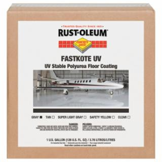 Rust-Oleum 278478 Fastkote Uv Stable Polyurea Floor Coating Gray