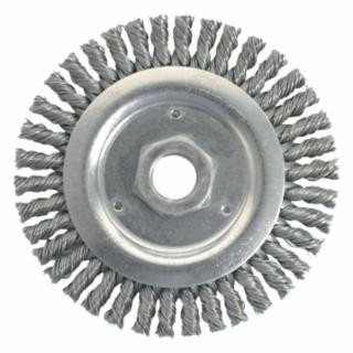 Weiler 79801 Dually 4-1/2" Root Passbrush- .020 Steel Wire