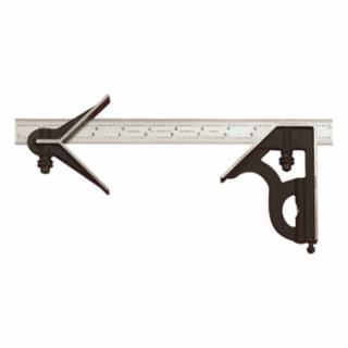 L.S. Starrett 50056 11Hc-12-4R 12" Combination Square- 4R Grad