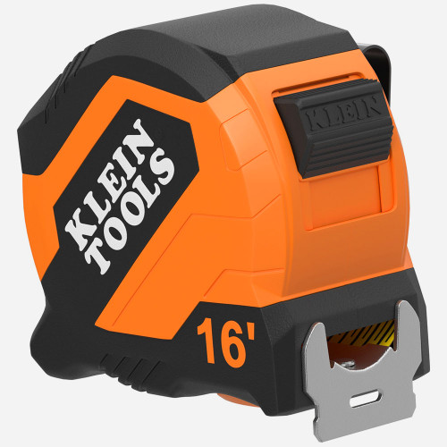 Klein Tools 9516 Tape Measure, 16-Foot Compact, Double-Hook