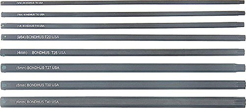 Bondhus 34032 8Pc Star Prohold Socketbit Set 6"