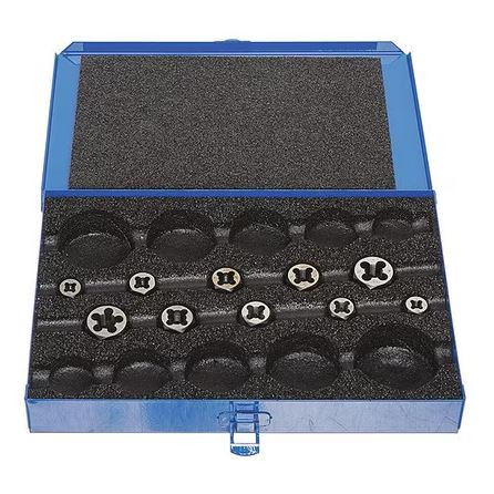 Cle-Line C67284 10Pc Nc/Nf 1/4-1/2 Crbnhex Die Set (1 ST)