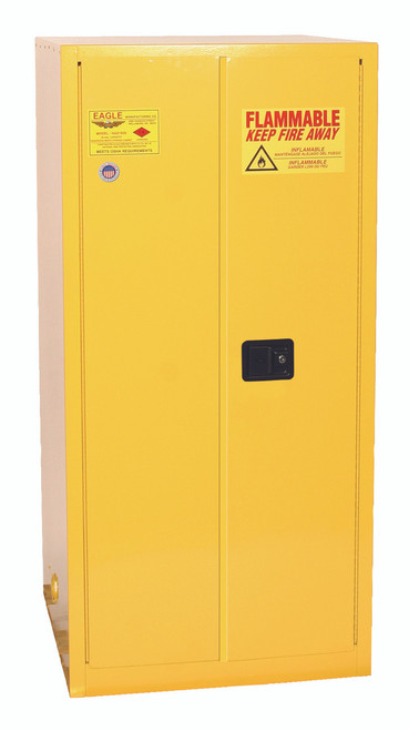 Eagle 2610X 55Gal 2Door Vert Safetydrum Cabinet Self-Close