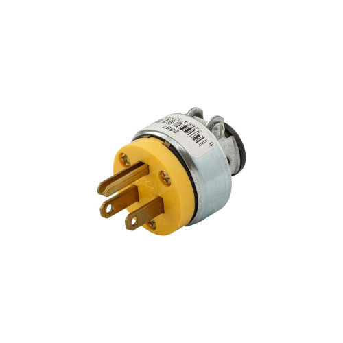 Eaton Crouse-Hinds 2867 15 Amp Ylw Plug Commercial Grade Vinyl Armored