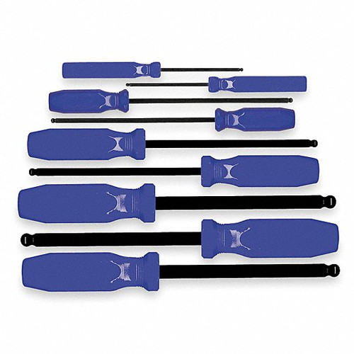Eklind Tool 90609 9 Piece Metric Ball Hexdriver Screwdriver Set (1 SET)