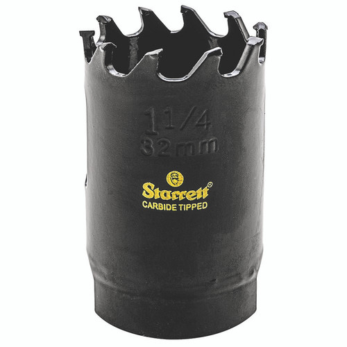 L.S. Starrett 65618 Ct114 1-1/4" Carbide Tipped Hole Saw