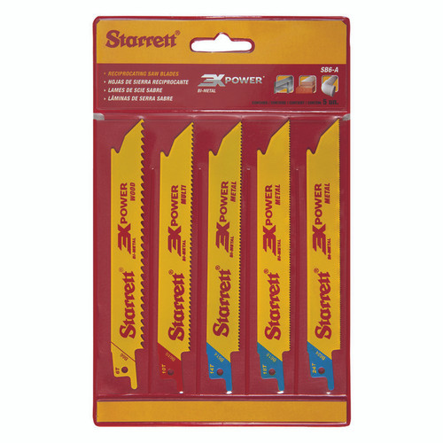 L.S. Starrett 17018 Recipro Saw Blade Assorted (1 PK)