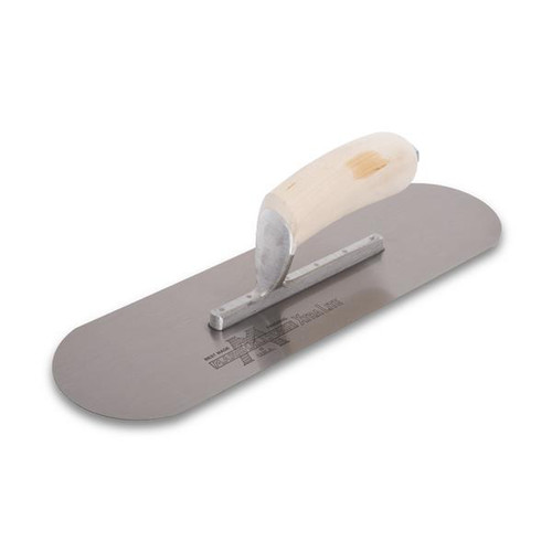 Marshalltown 13114 14 X 4 Pool Trowel-Woodhdl