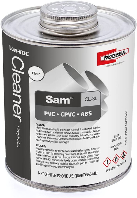 Rectorseal 55934 Pvc Cleaner 1 Qt (12 CN)
