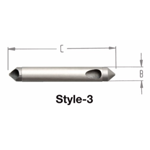 Alfa Tools CD98810 .073-15/64 x 1/4 USA Countersink & Deburring Tool