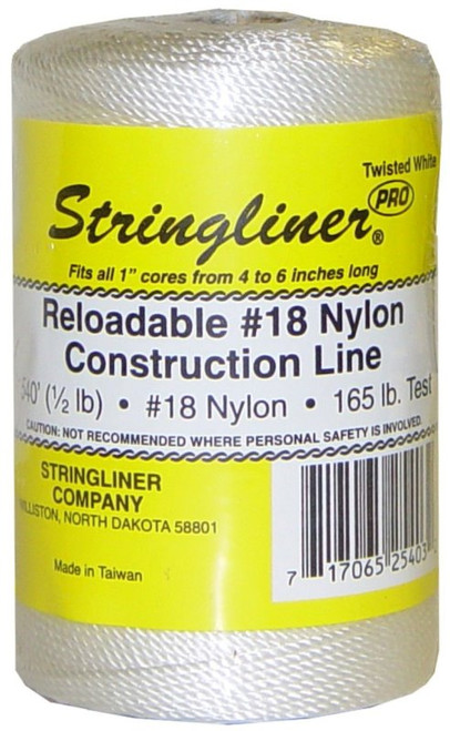 Stringliner 35403 White-Twisted Twine-540'-Refill