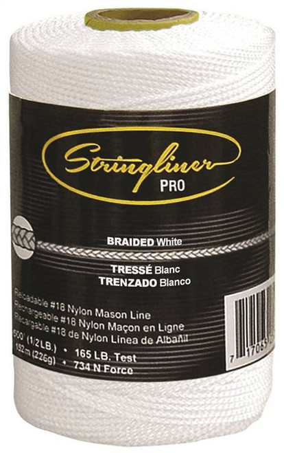 Stringliner 35753 White-Braided Twine-1000'-Refill
