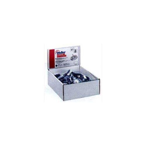 Weiler 61250 Vortec 48-Pc. Wheel Brush Countertop Display