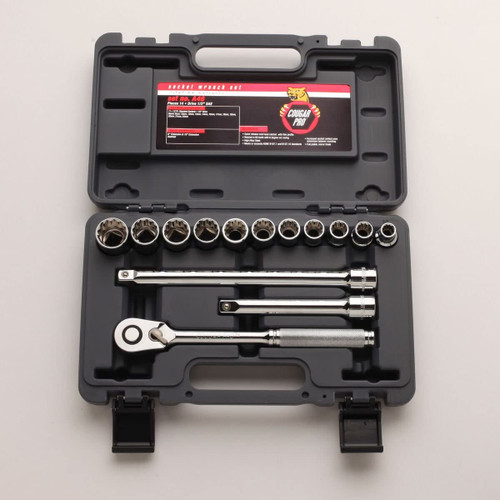 Wright Tool A46 14-Pc. 1/2Drive Metric Socket Set W/Case (1 ST)