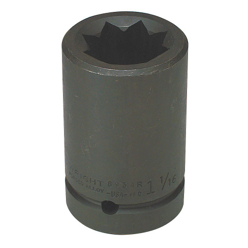 Wright Tool 8934R 1-1/16" 8-Point Double Square Deep Imp. Socket