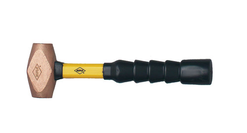 Wright Tool 9028 1.5 Lb. Brass Hammer W/Super Grip