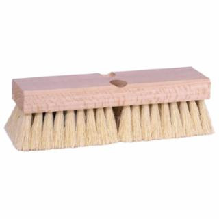 Weiler 44028 10" Deck Scrub Brush White Tampico Fill